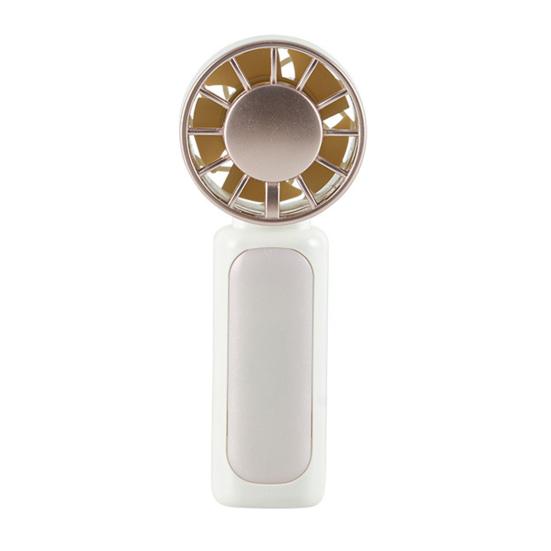 Portable Handheld Fan 3 Gears Speed Pocket Size Personal Hand Fan for Desk Travel Lightweight USB Rechargeable Mini Fan for Summer белый