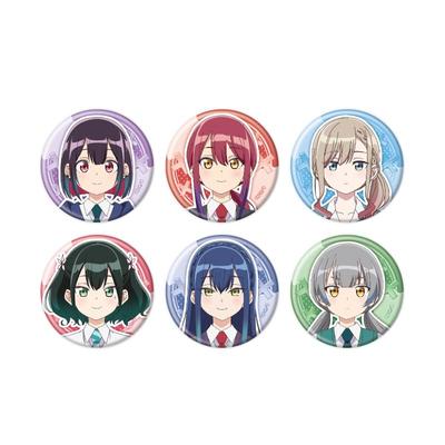 TV-Anime "Bad Girl" 01 [Offizielle Illustration] Anstecknadel-Box mit 6 Stück