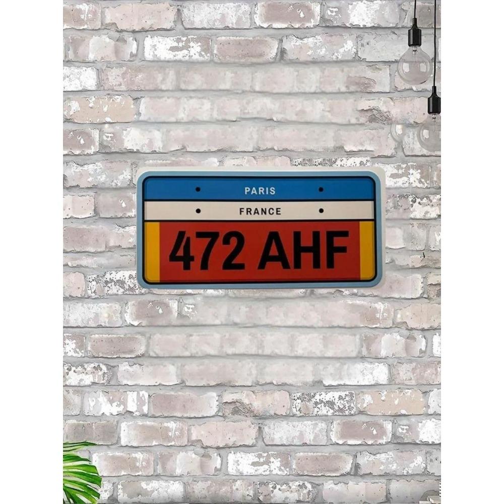 NÁS. registrační značka, USA. SPZ, kovová, 15x30 cm.