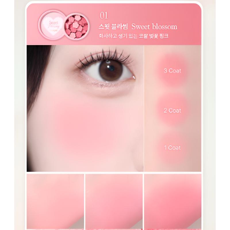 [Dasique] Sugar Ball Blush (2 Colors) Sweet Blossom
