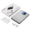 ORIA Digital Scale 15kg/1g Rechargeable Electronic Kitchen Scale High Precision Food Weighing Scale for Baking Cooking