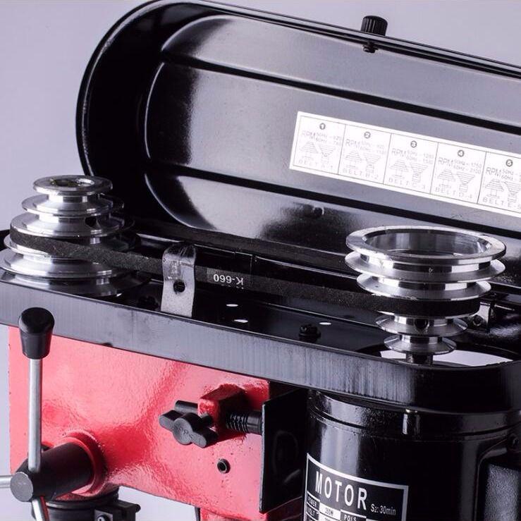 Hengxin 13mm 5-Speed Bench Drill, 350W Copper Motor for Stainless Steel Drilling