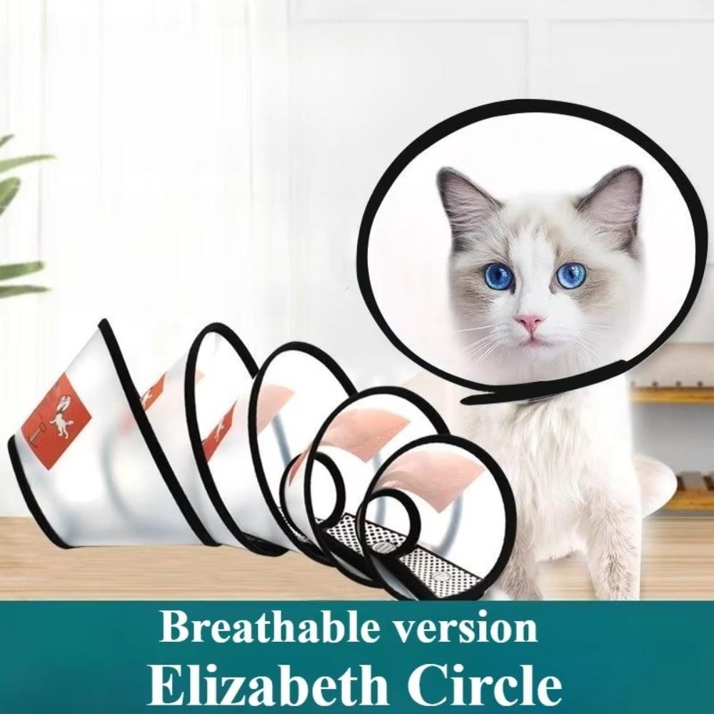 Adjustable Pet Protective Cover Anti-Lick Elizabethan Cone Pet Protective Collar  Wound Protection