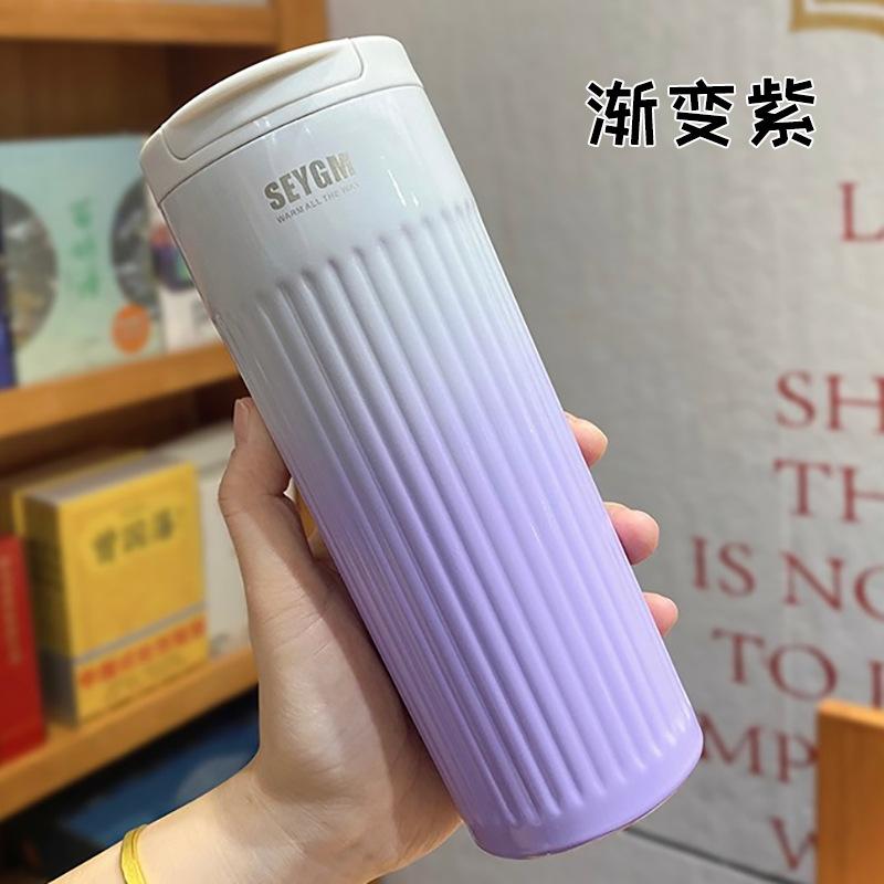 500ML Portable Coffee Mugs Stainless Steel Thermo Bottles Car Office Water Bottle Vacuum Flasks Coffee Cup Travel Thermal Cup