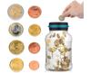 Digital Piggy Bank Counter Automatic Coin Counting Jar Money Saving Box Coin Saving Pot Container (1.8L)