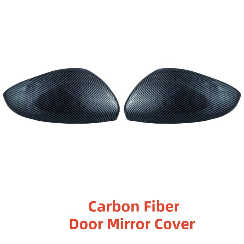 Carbon Rearview Car Accessories Plated      For Citroen CX3-XR CX3 XR Door Mirror Cover Trim Paste Style