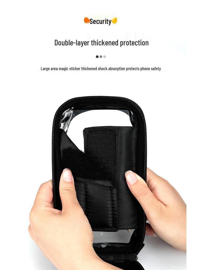 Waterproof Bicycle Handlebar & Saddle Bag with Phone Holder