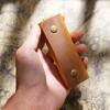 Portchei Compact din Piele: Suport Unisex pentru Chei de Casă și Mașină