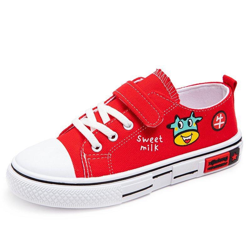 Children S Shoes Boys And Girls Sports Shoes Lowtop Board Shoes Newest Spring And Autumn Students Children S Canvas Shoes 26