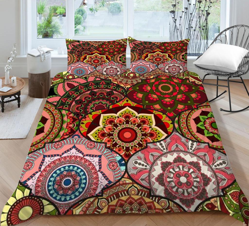 Bed Set Cover Boho Duvet Cover Boho Bedding Design Home Textiles Polyester Bed Cover Man Boy Single Size Bedding Cover
