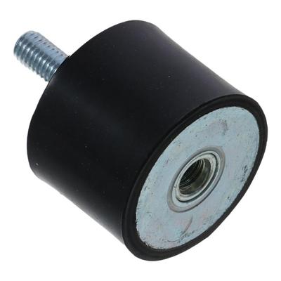 Useful M6 M8 M10 Thread Rubber Mounts Black Vibration Isolators Cylindrical Shock Absorber Boat Car
