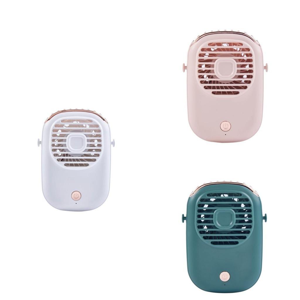 Mini Neck Hanging Fan Eyelash Blower Beauty Tool Usb Rechargeable Leafless Small Fan Noiseless 3-speed Mechanical Operation