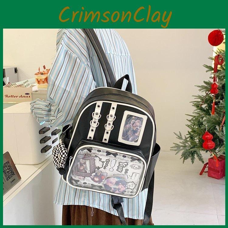 Goods Backpack Contrasting With Large Capacity And Adjustable Shoulder Straps