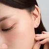 Classic Edge 14K Gold One-Touch Earrings