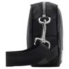 Burberry Enamel Equestrian Knight Pattern Zipper Closure Shoulder Bag Men Shoulder Bag Charcoal 81040361