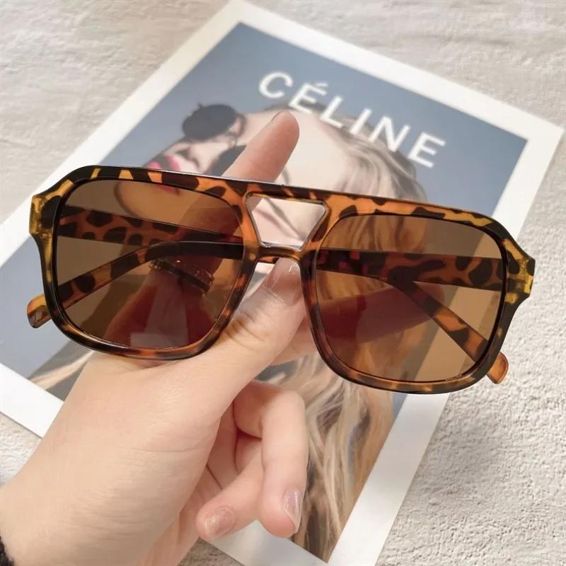 Vintage Quadratische Sonnenbrille für Damen Retro Marke Sonnenbrillen Damen Schwarz Gelb Mode Süßigkeitenfarben Tönungen UV400 Brillen