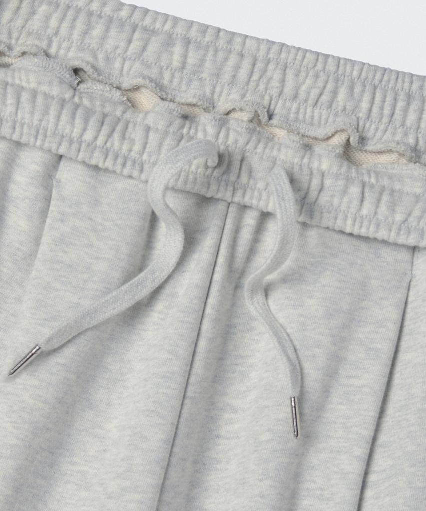 MUSINSA STANDARD WOMAN Women'S Deep Tuck Variable Wide Lounge Sweatpants [Melange Light Grey]