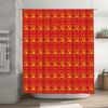 Red Flag Shower Curtain Vintage Soviet Union Communist Symbol Backdrop Decor Artistic Home Textile Modern Bathroom Accessories
