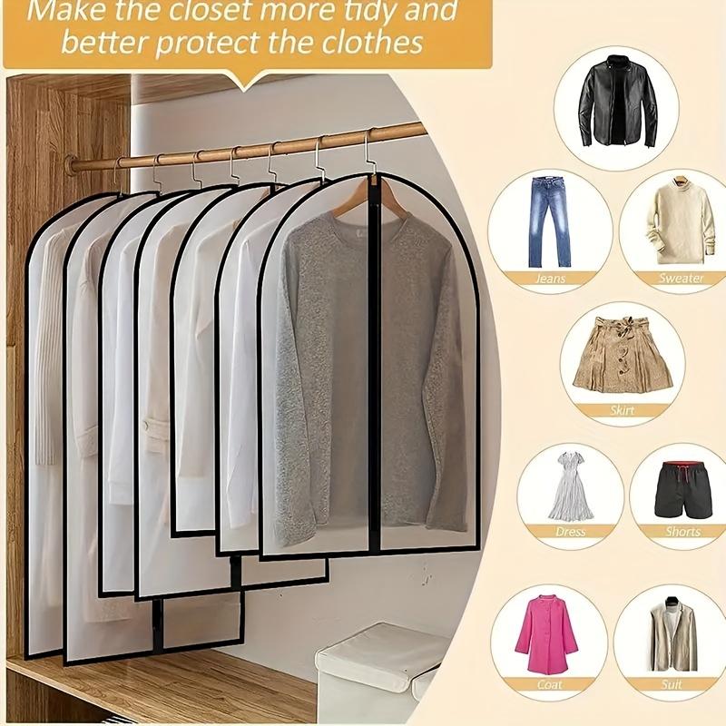 Suit Garment Bag Dress Hanging Bag Suit Dust Cover, Dress Hanging Garment Bag, Clothes Dust Cover, Garment Cover, Coat Dust Cover Hanging Bag
