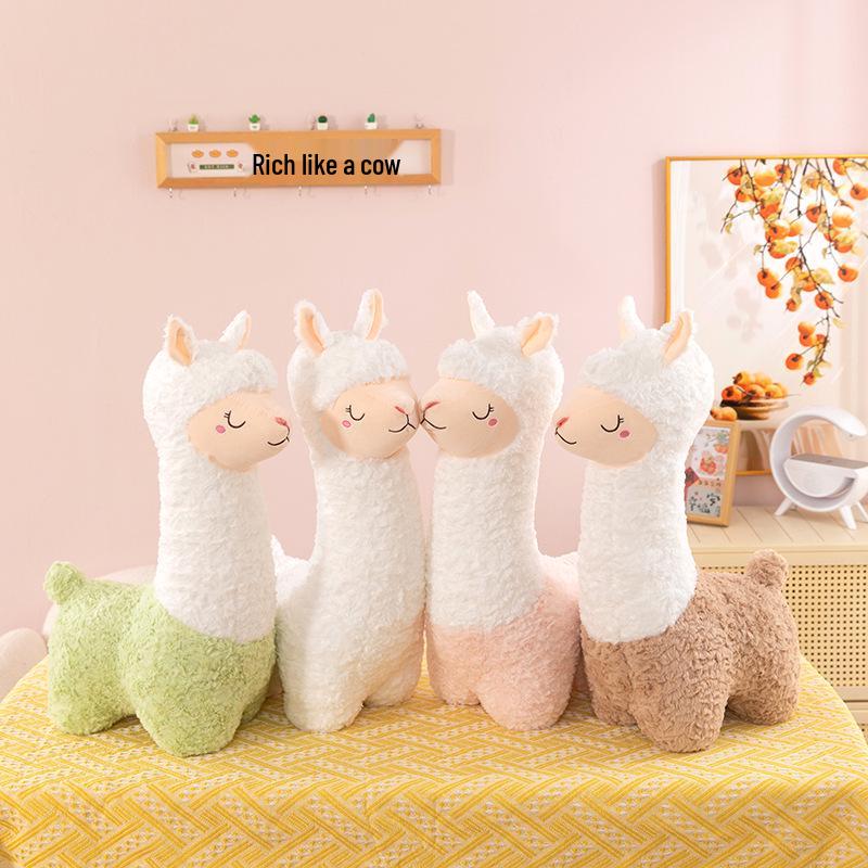 Adorable Alpaca Plush Pillow Toy – Perfect for Bedtime or Birthday Gifts for Girls