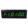 Digital Wall Clock 7   Color Timer Function 6 Digits Electric Wall Clock with Remote Control for Living Room Bedroom Kitchen  