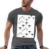 T-shirt Design Avion Bf109 Schwarm Impression Graphique T-shirt à Manches Courtes