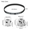 1set 2GT Aluminum Synchronous Pulleys Timing Pulley 20 And 36 Teeth For 3D Printers CNC Lathes Drilling Machines
