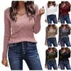 Women's Fashion Winter Color Long Sleeve Low Neck Irregular Sexy Sweater