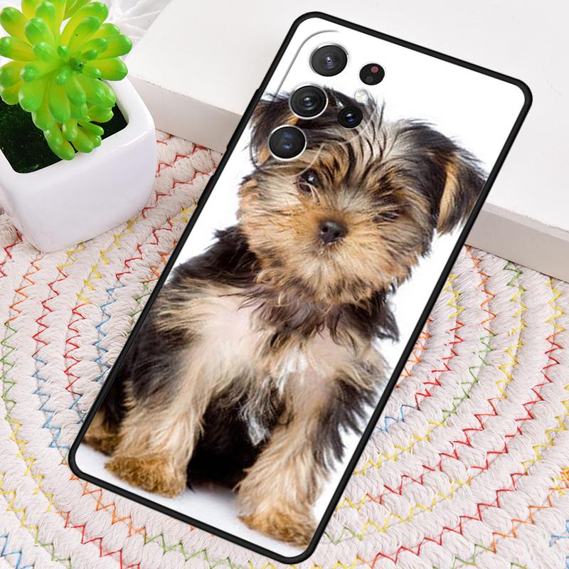 Yorkshire Terrier Yorkie Hund Haustier Handyhülle Für Samsung Galaxy note 10 pro S26 S25 S24 S23 S22 Ultra Plus S21 FE S20 Hülle