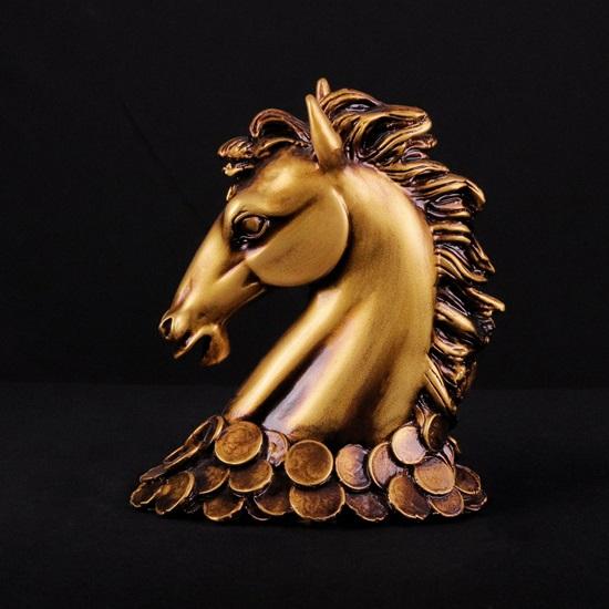 17.98 Cm Coin Horse Head Design Unique Collectible Coin for History Enthusiasts, Perfect Gift for Horse Lovers, Home Décor