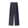 2025 Spring Women's European-American Striped Casual Straight-Leg Pants