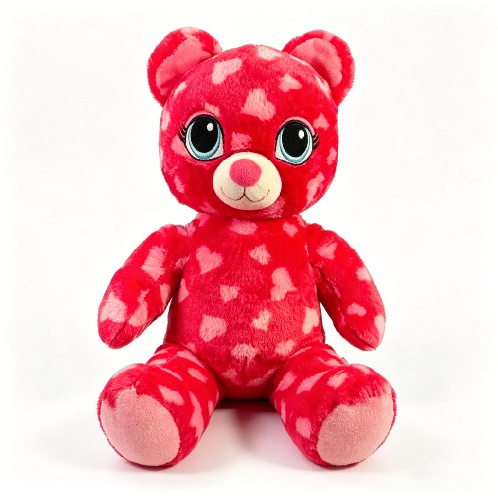 Peluche Orsetto Cuore di San Valentino - Cuore Rosso Regalo Romantico per Coppie