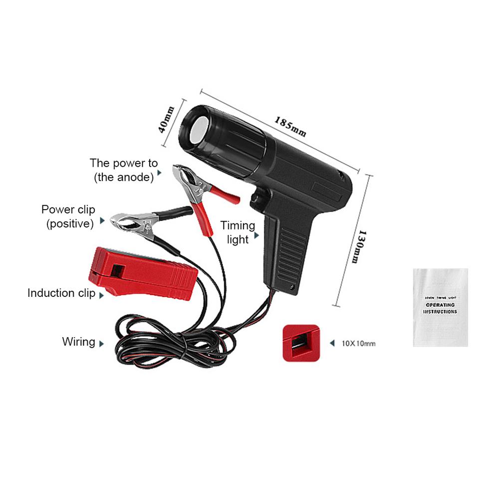 Auto Motorrad Motor Reparatur Zündung Timing Maschine 12,0 V Timing Inspektion Licht Schnell