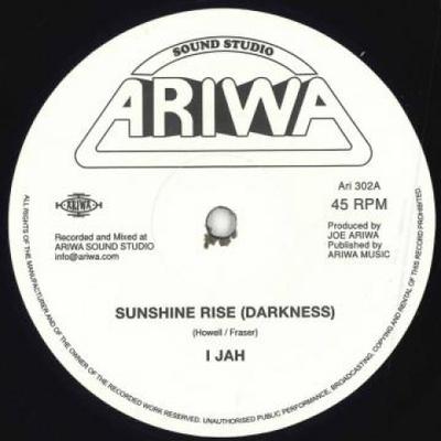 12inch Record I JAH / JOE ARIWA - Sunshine Rise (Darkness) / Paranorm ARI302 Ariwa 2021 UK Reggae, Ska & Dub