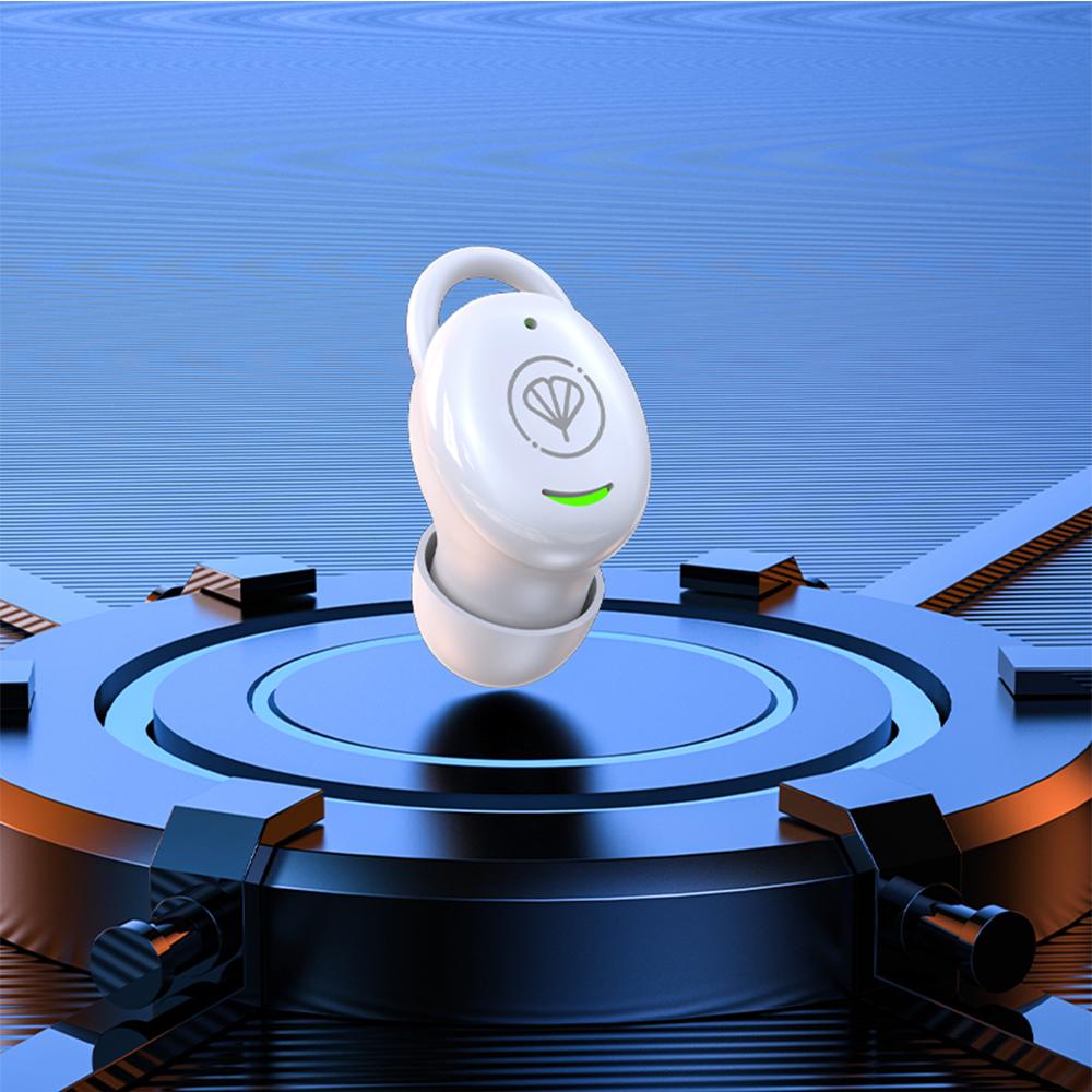 

Bluetooth Earphones Single ear invisible sleep headset Noise Reduction Stereo Wireless Headsets for Sports Learning Music Earbud белый