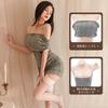 Ahegao Small Tight Knit Mini Sexy Sexy Sexy Virgin-Killing Sweater, Breasts, Dress, Length, Babydoll, Popular, Women's, Gray, Clothing, Costume,
