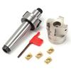 Milling Holder 8 Pieces High Carbon Steel MT3-FMB22 Cutting Anti-high Temperature Accessory Tools for Drilling Machines