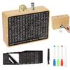 Savings Challenge Box Solid Wood Piggy Bank Money Savings Box