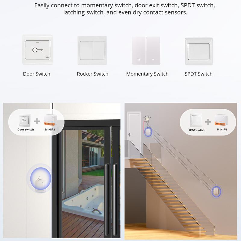 Smart WiFi Light Controller Smart Controller Remote Control Two-Way Controller Smart Button With Timing Function Voice/App