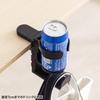 Sanwa Supply Headphone hook with drink holder PDA-STN71BK