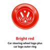 2026 Hot Car Steering Wheel Center Badge Logo Sticker Steering Wheel Logo Sticker For VW Volkswagen GTI Polo Golf Passat Scirocco Tiguan IF9