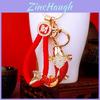 Opulent National Style Fish Keychain Adorned With Brilliant Rhinestones Ideal For Celebratory Gifts