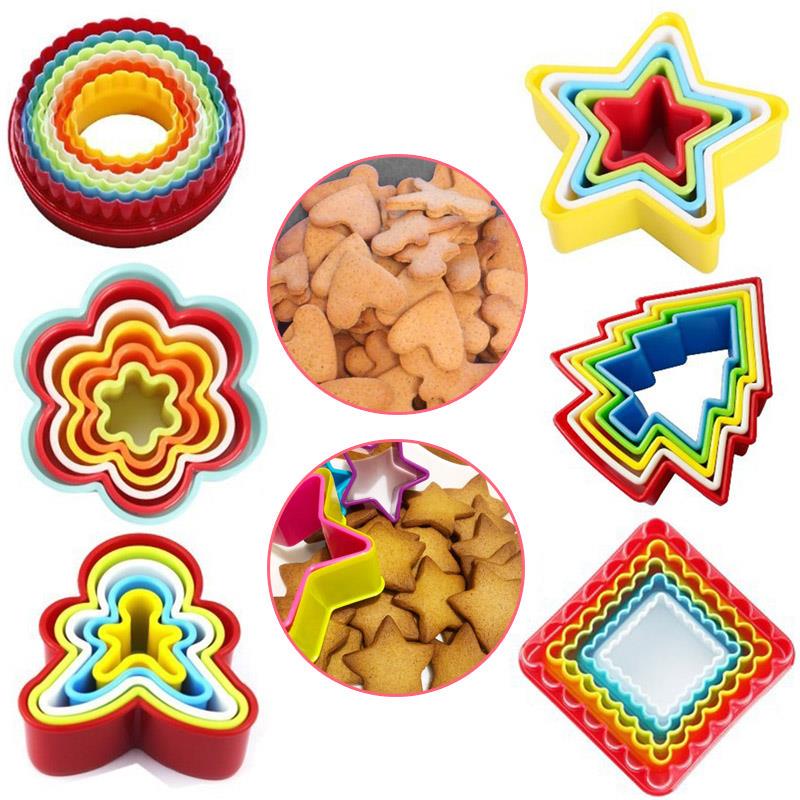 Satın alın DIY Cake Mould For Cookies 5PCS/Set Biscuit Mold Cake ...