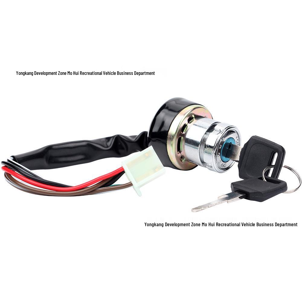 Off-Road Ignition Switch & Lock Key for ATV, Dune Buggy, Go-Kart, Quad