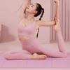 Vikbar Yogamatta Rosa Miljövänlig EVA Vikbar Rese Fitness Träningsmatta 3/4/6mm Tjocklekar för Yoga Golvträning