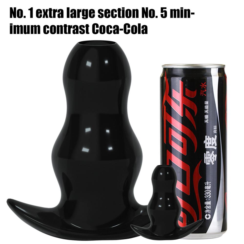 Sex Products 5 Sizes Hollow Anal Plug Butt Plug Anal Dilator Enema Soft Speculum Prostata Massager Sex Toys for Woman