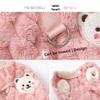 Autumn and winter new warm cute pet dog cat clothes winter warm beetle velvet vest Pet Christmas Clothes