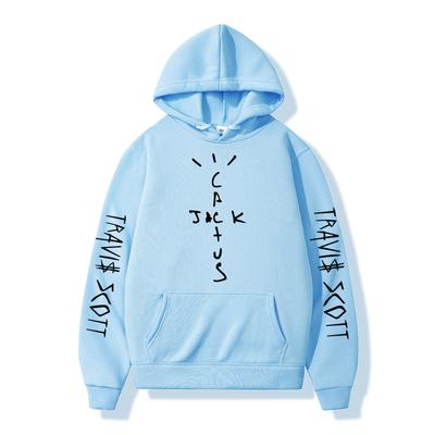 Male and Female, Singer Travis Scott Print Street-pop Sweater Hoodie