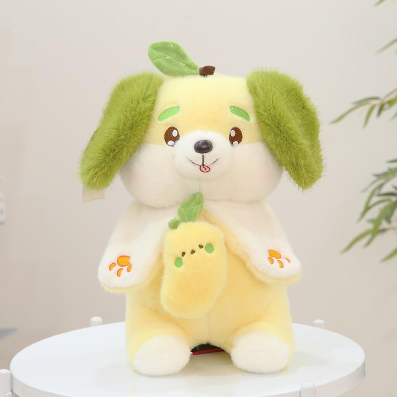 

Dog Fruit Mango Plush Toy Fashion Cute String Turned Childrens Holiday Gifts 22cm/8.66in