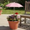 Sun Protection Patio Plant Umbrella Silver Shade Mini Plant Umbrellas Garden Shade Cover  Plant